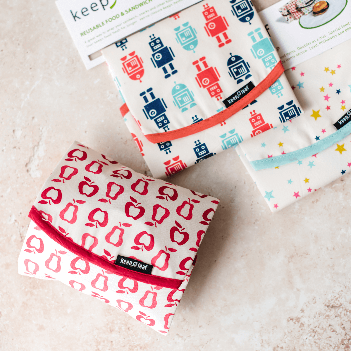 Keep Leaf Sandwich/Food Wrap - Stars - Life Before Plastik